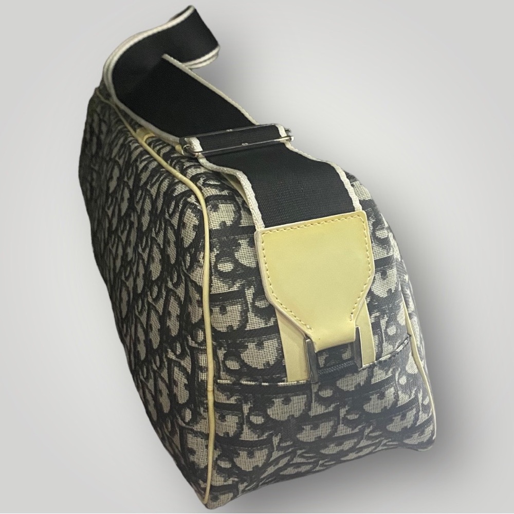 Vintage Christian Dior Trotter Monogram Crossbody Scooter Bag - Picture 12 of 15